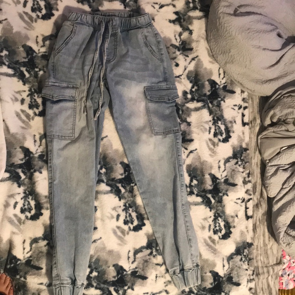 Jogger style jeans